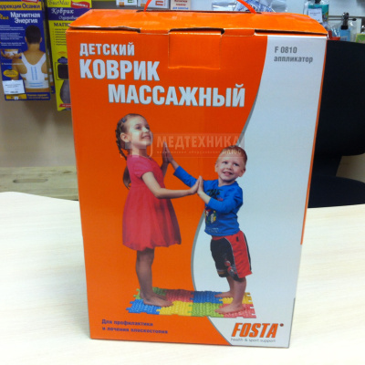Ортопедический массажный коврик для детей Fosta F 0810
