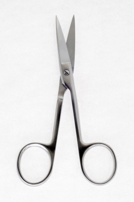 Ножницы с двумя острыми концами, прямые, 140 мм